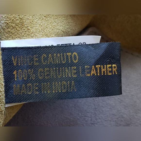 Vince Camuto Women's Suede Purse Crossbody Bag in Color Olive Oil - Picture 8 of 13